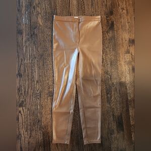 Aritzia Wilfred Free Faux leather pants leggings size 8